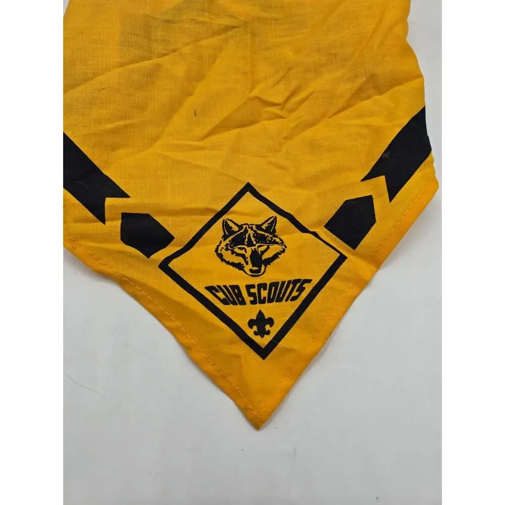 Cub Scouts Wolf Yellow Neckerchief BSA Boy Scouts of America